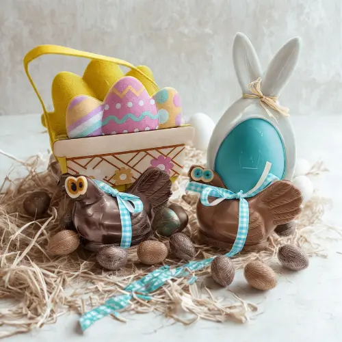 Poule en chocolat