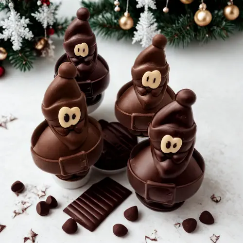 Père noël en chocolat