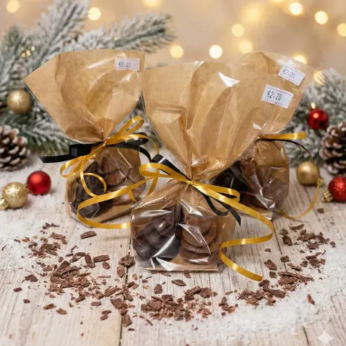 Mini sapin de Noël en chocolat