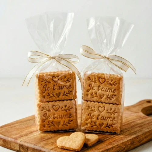 Sachet de biscuits "Édition Saint-Valentin"