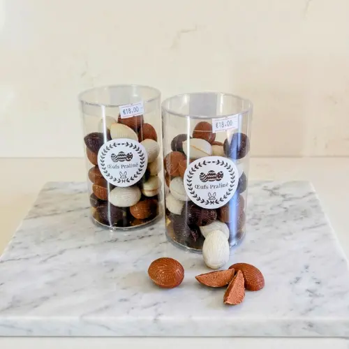 Oeufs garnis praliné