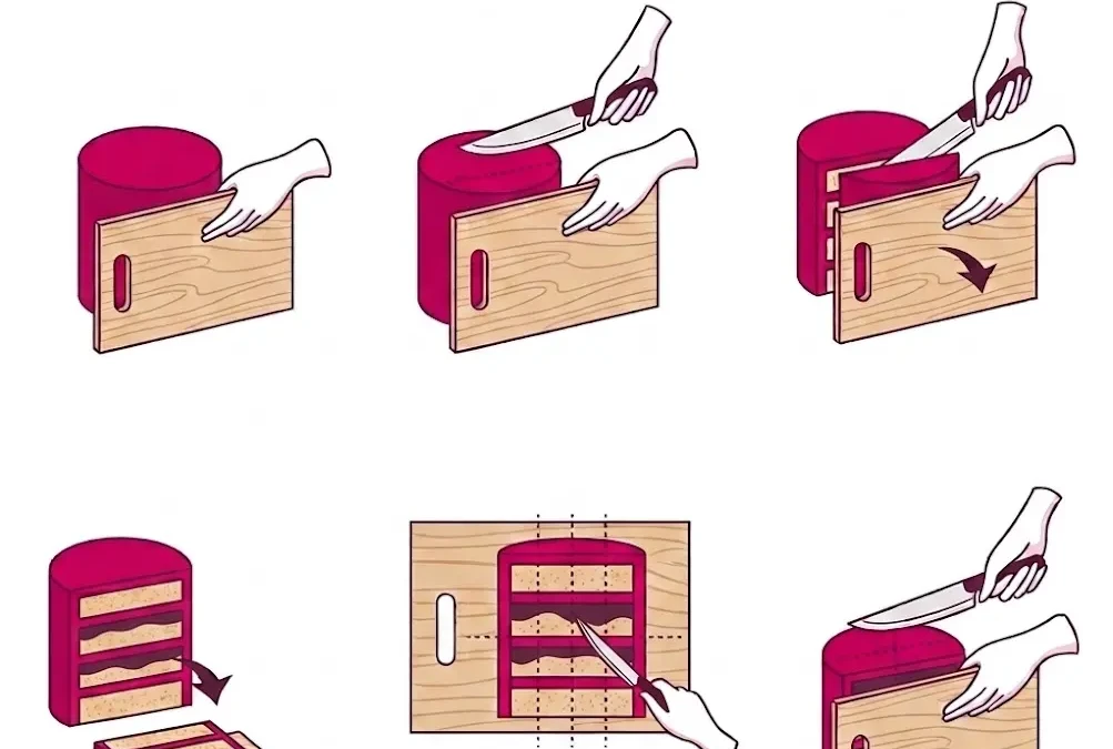 Comment couper un layer cake parfaitement